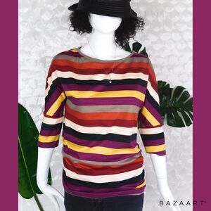 Ann Taylor Striped Top Size SP